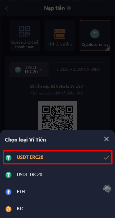 Các loại tiền điện tử 