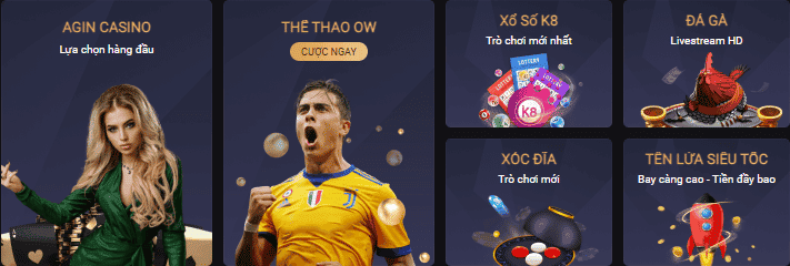 Sản phẩm cá cược k8vip