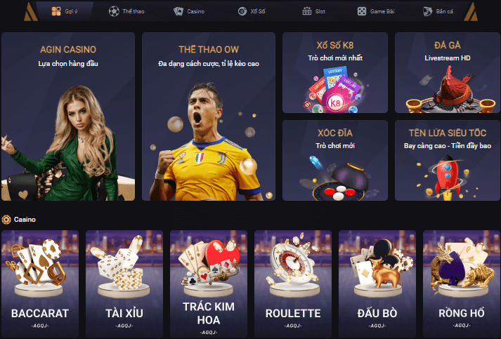 Game k8 đa dạng