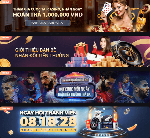 Khuyến mãi nhà cái k8