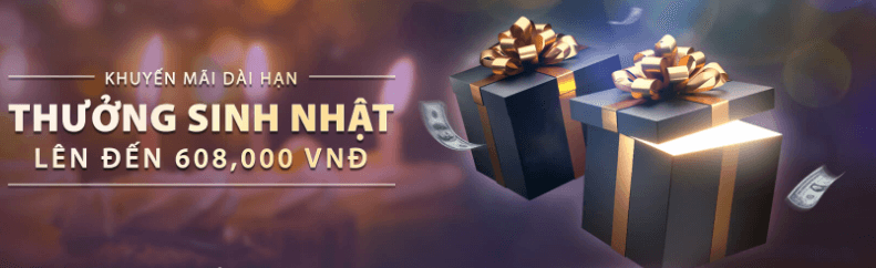 Khuyến mãi thưởng sinh nhật K8