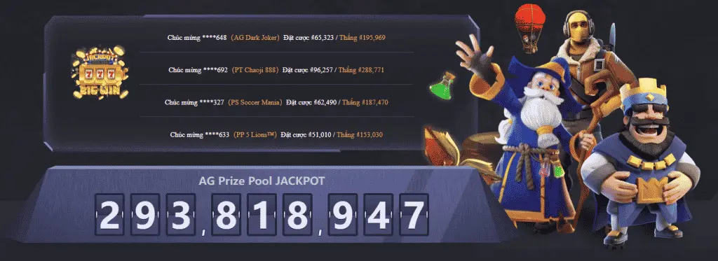 Jackpot nổ hũ k8